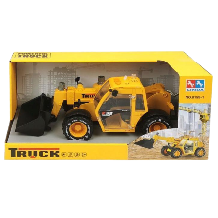 جرافة مع مؤثرات صوتية